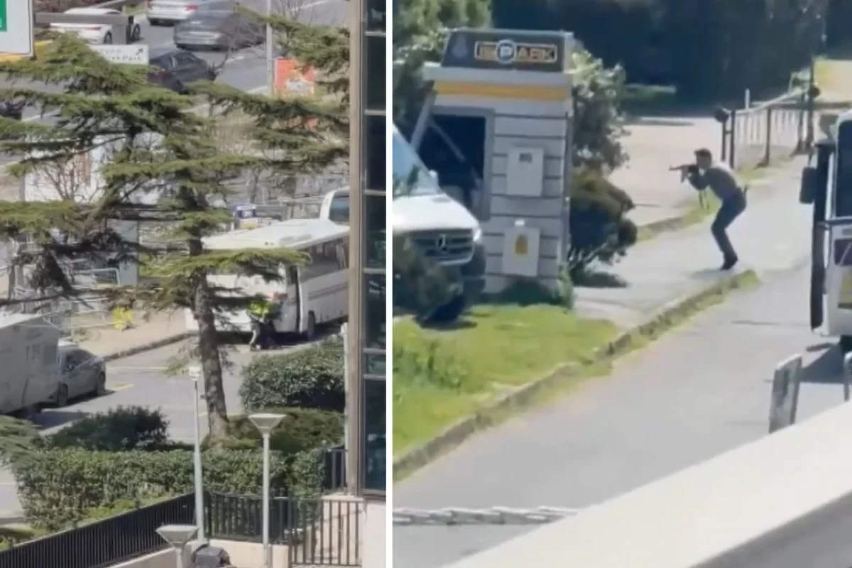 İstanbuldakı İsrail Konsulluğunun qarşısında silahlı incident: 3 silahlı şəxs öldürüldü, iki polis yaralandı - FOTOLAR