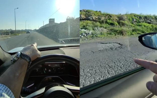 Hövsanda 1.5 kilometrlik yol və saysız çalalar... -  VİDEO