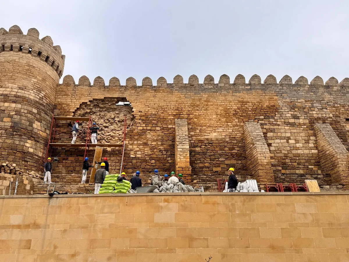 Dağılan Qala divarı bərpa olunur - Avstriyadan mütəxəssislər cəlb olunub&nbsp;&nbsp;