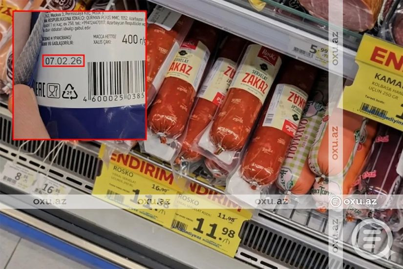 \"Müddəti bitmiş məhsul vitrində saxlanılıb - \"Tamstore\"dan şikayət + AÇIQLAMA