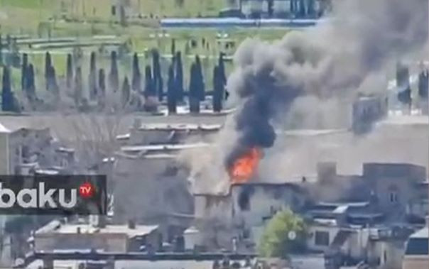 Yasamalda yanğın olub - VİDEO (Yenilənib)