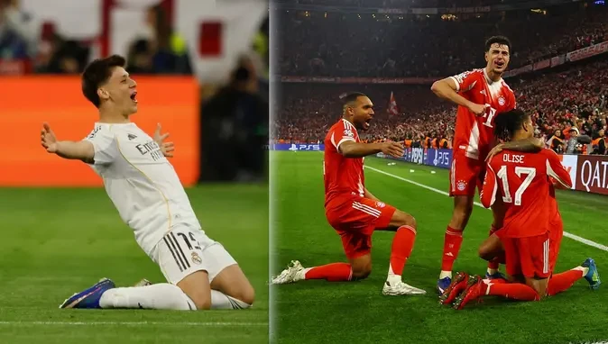 7 qol, qırmız kartlar və… - Ardanın qolları yetmədi, \"Bavariya\" ÇL-in 1/2 finalına yüksəldi&nbsp;&nbsp;