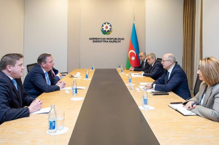 Energetika naziri İrlandiya parlament nümayəndə heyəti ilə görüşüb