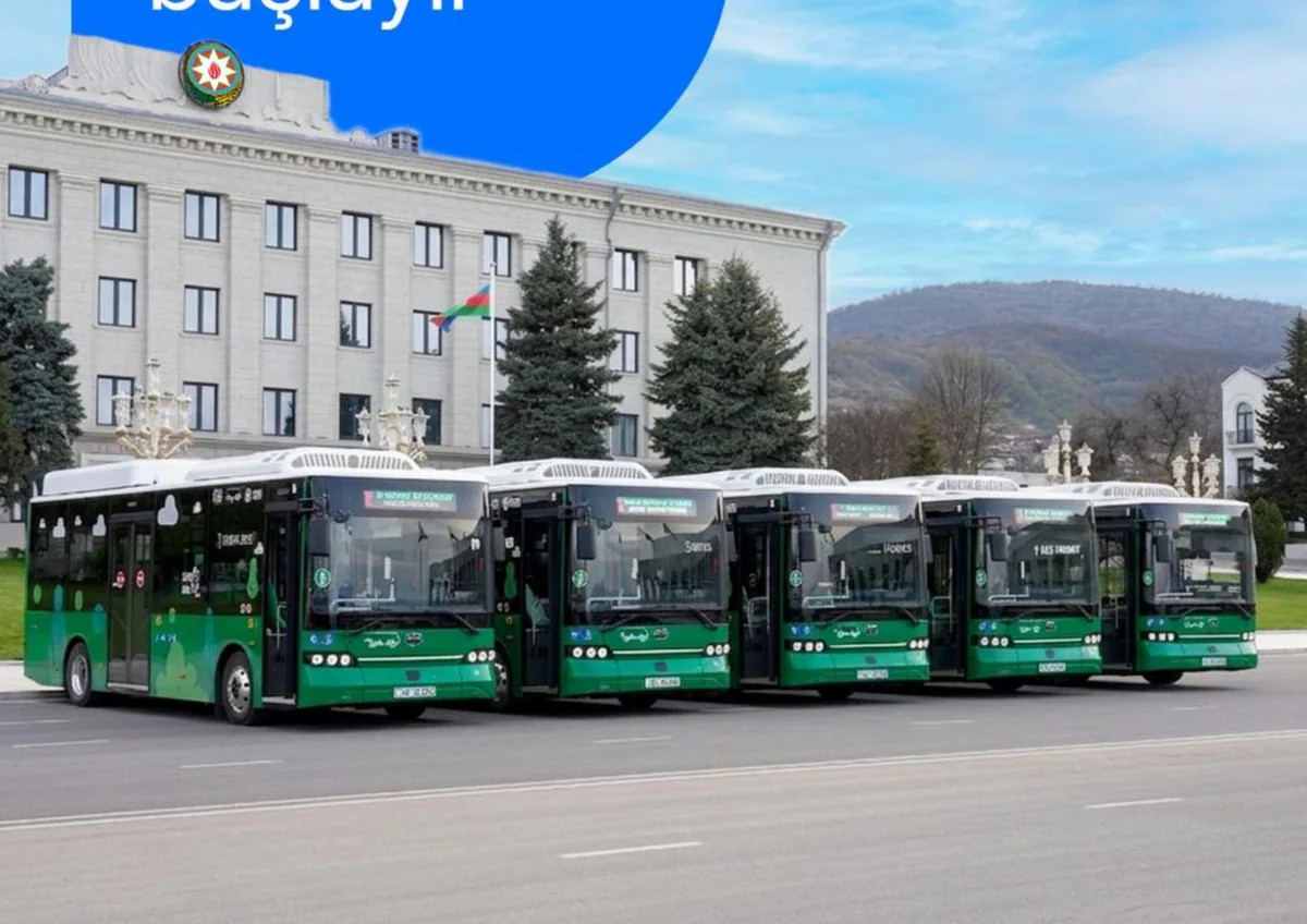Xankəndidə şəhərdaxili avtobus marşrutları fəaliyyətə başlayır