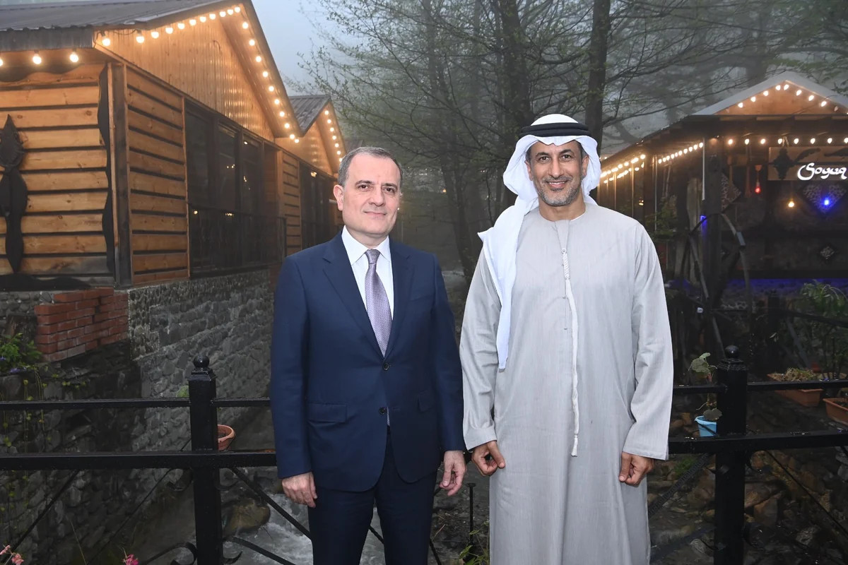 Ceyhun Bayramov BƏƏ Dövlət naziri ilə müzakirə apardı - Qəbələdə + FOTO