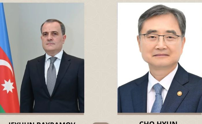 Ceyhun Bayramov ilə Koreya XİN başçısı telefonda danışdı - Müzakirə