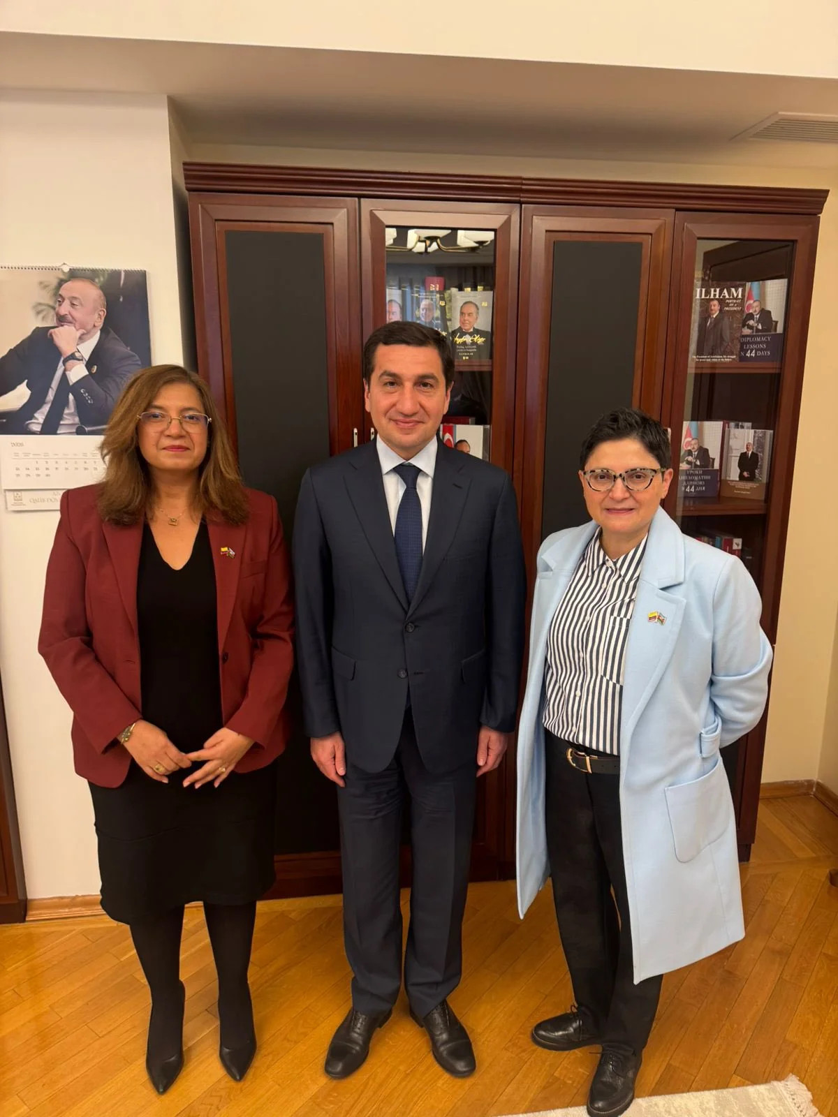 Prezidentin köməkçisi Santamaria ilə görüşdə: \"Ölkələrimiz arasında siyasi dialoq...\" - FOTO