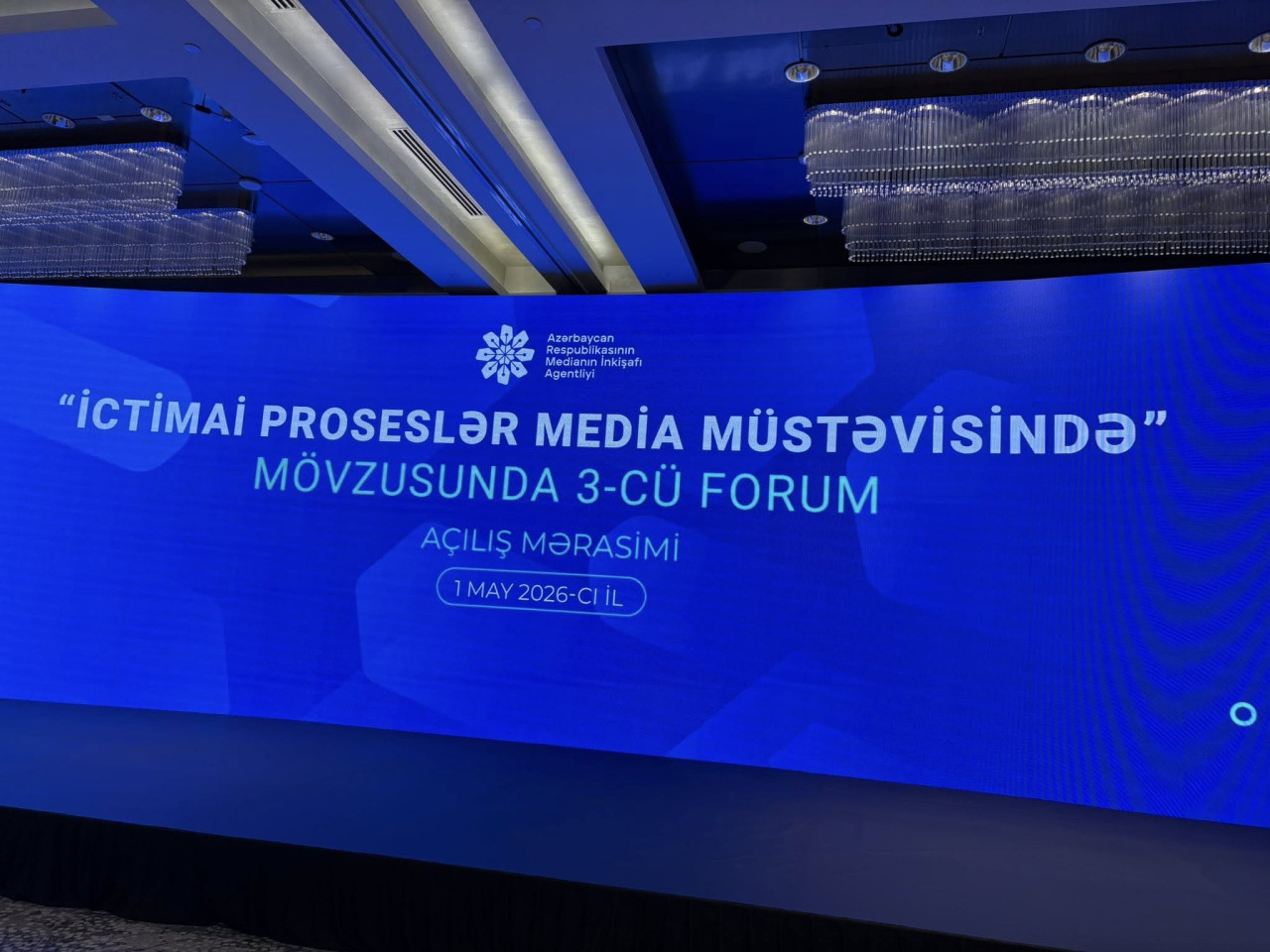 Bakıda \"İctimai proseslər media müstəvisində\" mövzusunda III Forum keçirilir