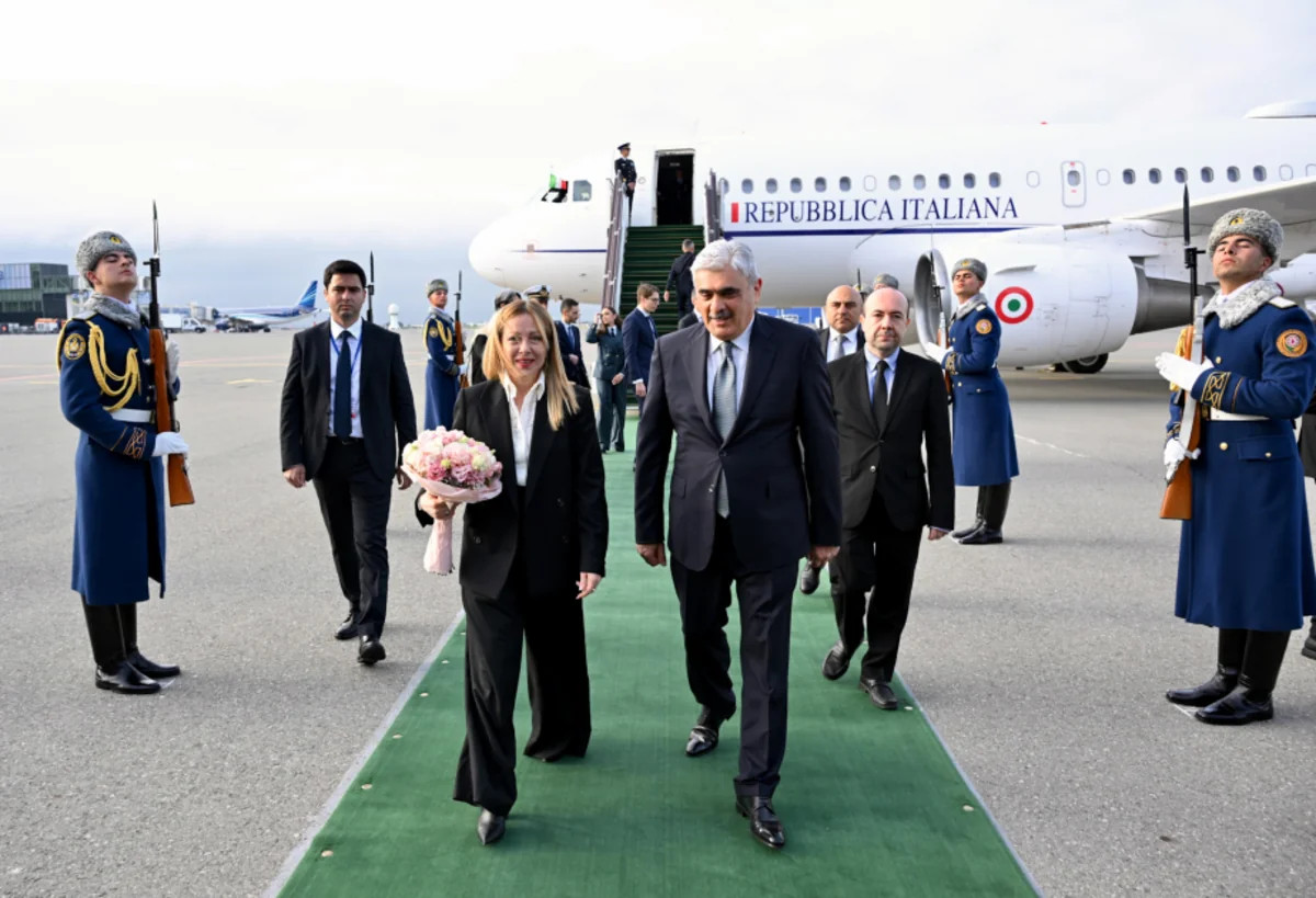 İtaliyanın Baş naziri Corcia Meloni Azərbaycanda - FOTO