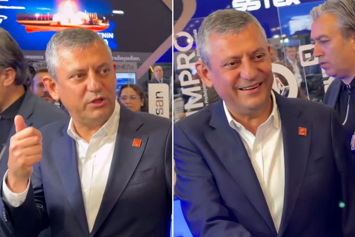 Özgür Özeldən gözlənilməz jest – CHP lideri SAHA 2026-da türk silahlarını təriflədi (FOTO)