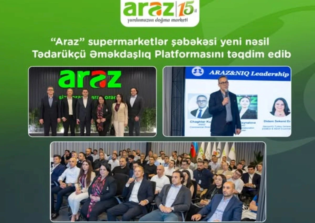 \"Araz\" supermarketlər şəbəkəsi yeni nəsil Tədarükçü Əməkdaşlıq Platformasını təqdim etdi - FOTOLAR