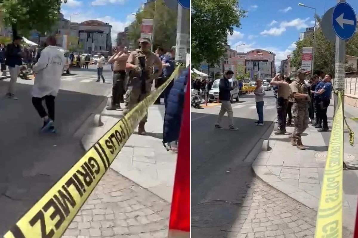 Türkiyədə iki polis güllələndi - FOTO