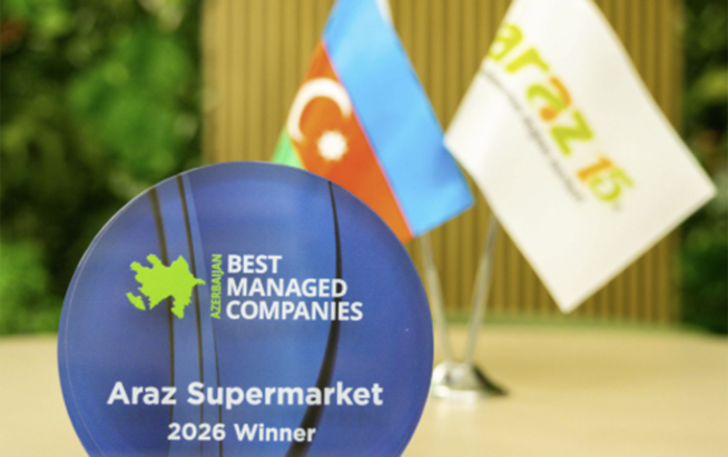 “Araz” “Best Managed Companies Azerbaijan 2026”nın qalibi oldu - FOTO