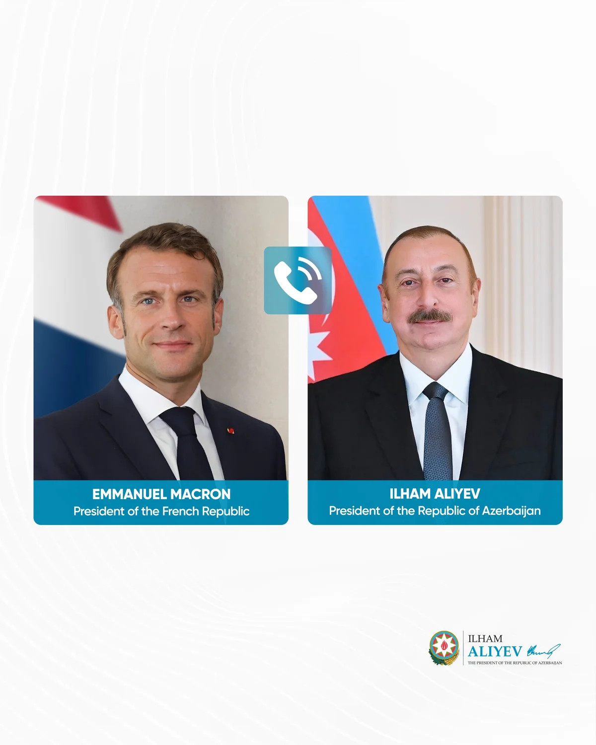 Makron İlham Əliyevə zəng edib - \"Biz, həmçinin regional və qlobal hadisələri müzakirə etdik\"