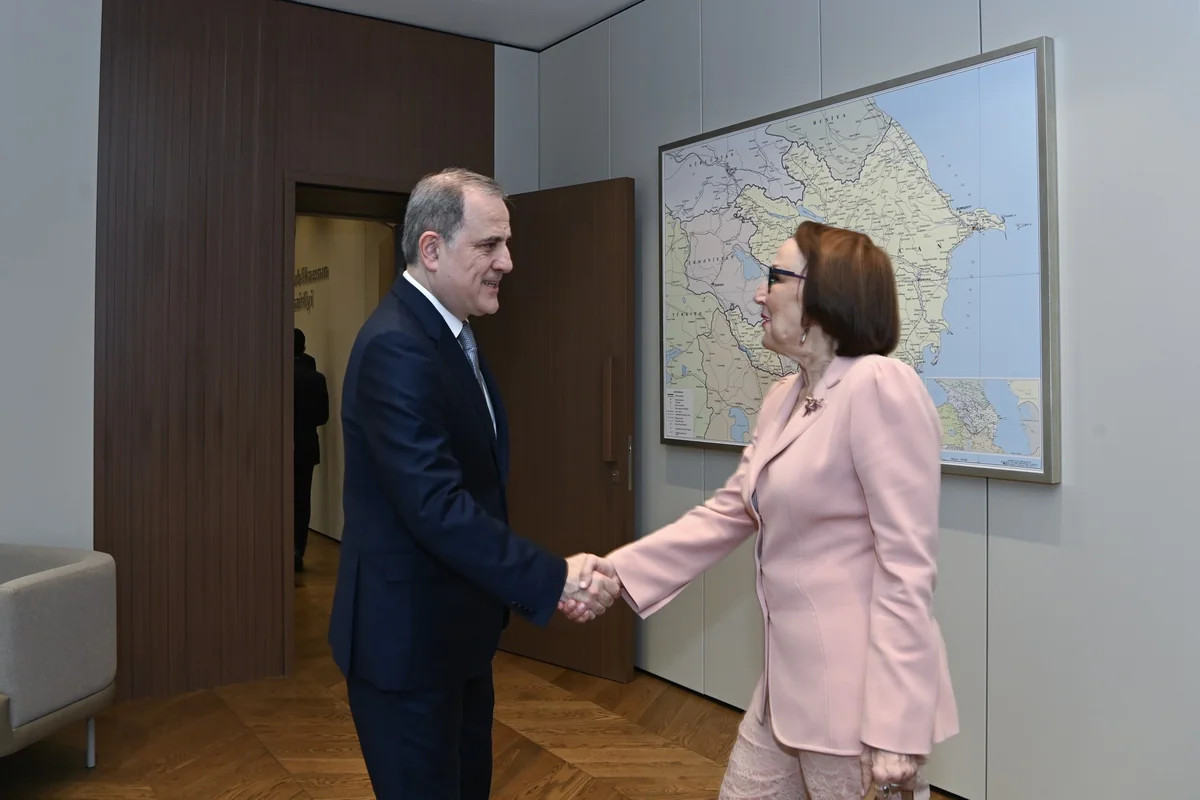 Ceyhun Bayramov BMT rəsmisi ilə müzakirə apardı - FOTO
