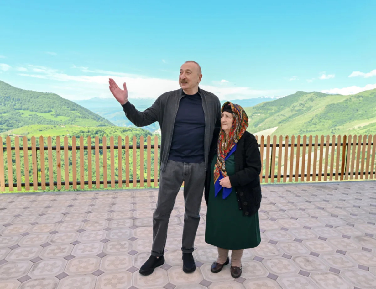 İlham Əliyev Şuşadan görüntü paylaşdı - VİDEO