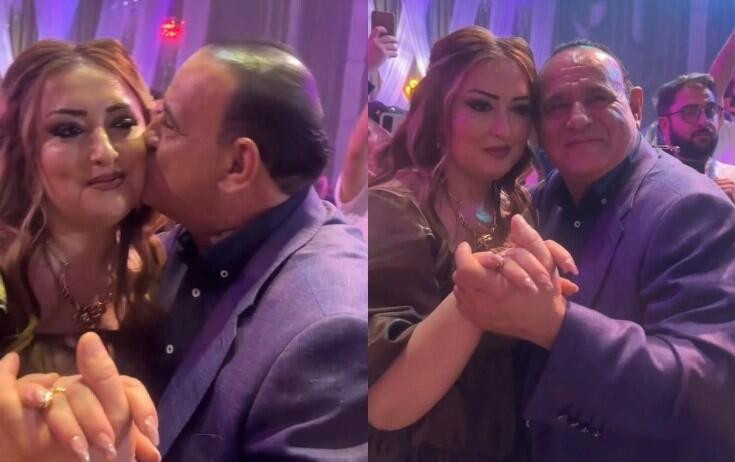 Tacir Şahmalıoğlu xanımı ilə - FOTO