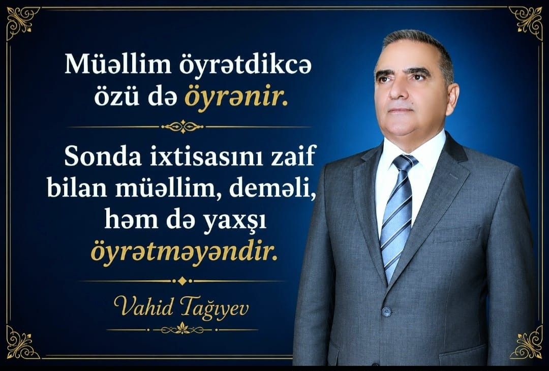 \"Reallıqları görmədən tənqid axınına qoşulmaq doğru deyil\" - Vahid Tağıyev yazır