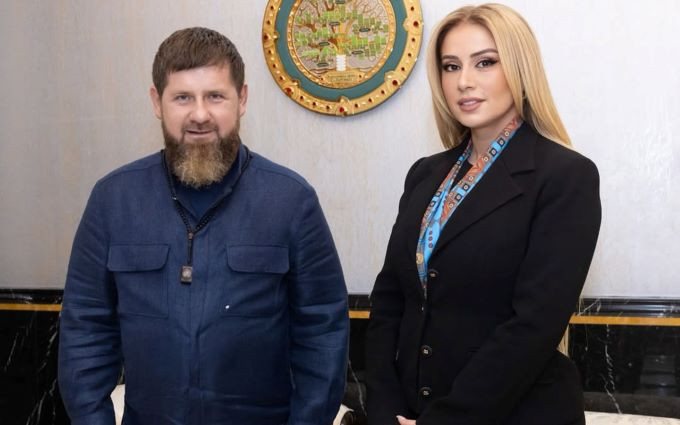 Roza Zərgərli Çeçenistan rəhbəri ilə bir arada: \"Bu, mənim üçün böyük şərəf və fəxrdir” - FOTO