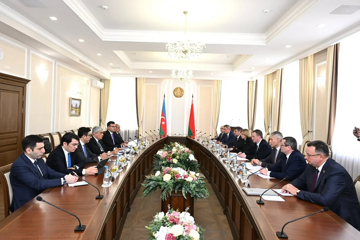 Azərbaycan-Belarus Hökumətlərarası Komissiyanın növbəti iclası keçirilib - FOTOLAR