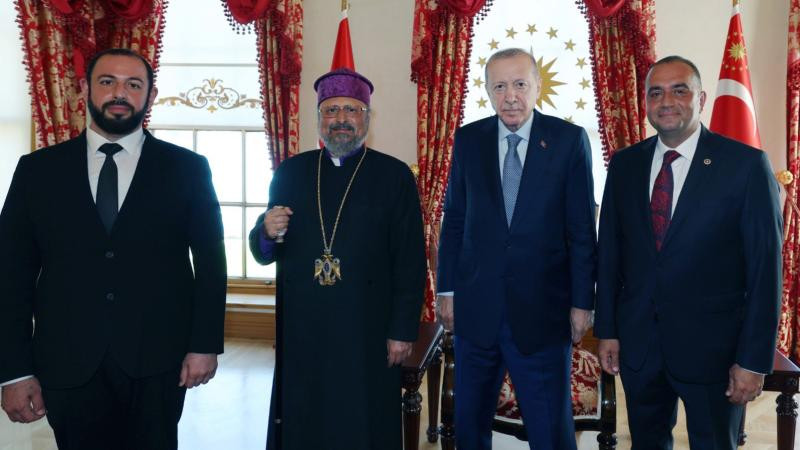 Ərdoğan Erməni kilsəsinin Patriarxıni qəbul edib&nbsp;&nbsp;