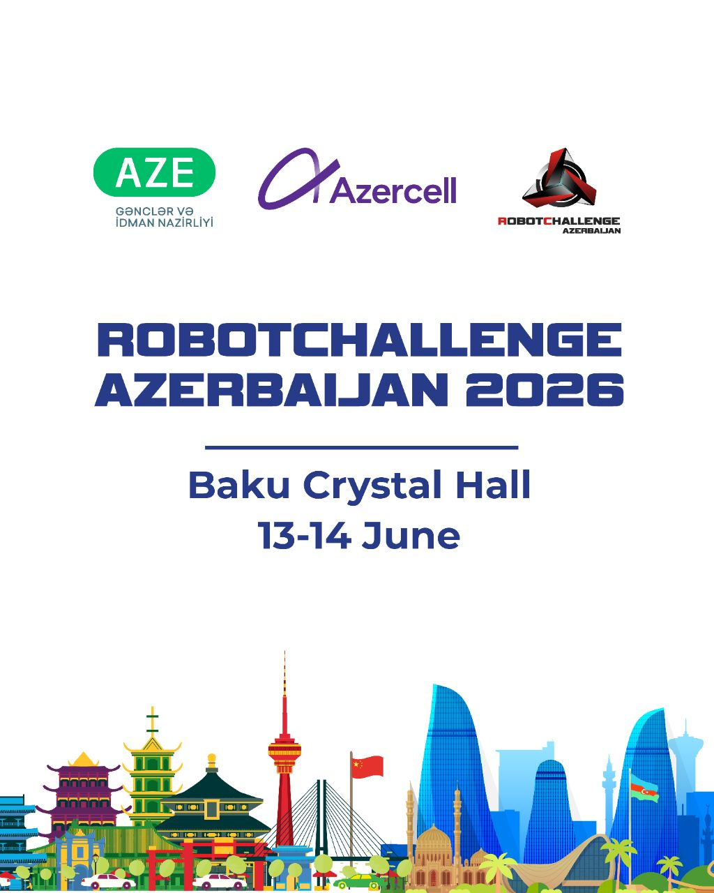 Dünya səviyyəli robototexnika yarışı ilk dəfə Azərbaycanda keçiriləcək