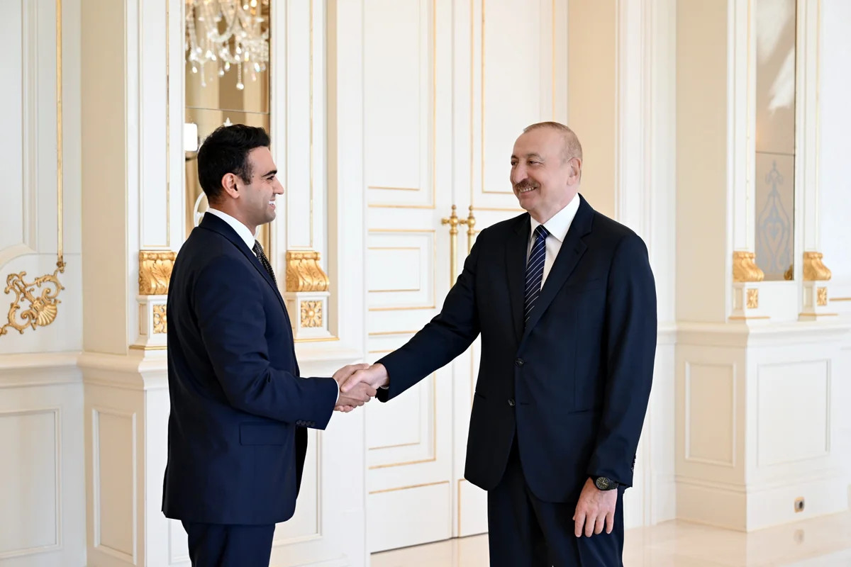 İlham Əliyev ABŞ Konqresinin Nümayəndələr Palatasının üzvünü qəbul edib- FOTOLAR