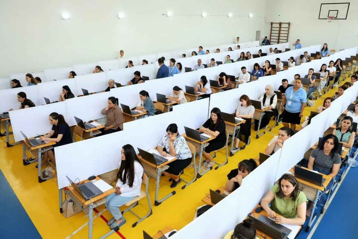 Sertifikatlaşdırma imtahanı:&nbsp; 606 nəfər müəllim iştirak edib