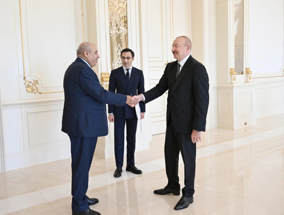 Prezident İordaniyanın Nümayəndələr Palatasının nümayəndə heyətini qəbul edib - FOTOLAR