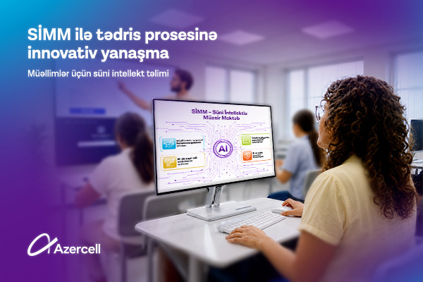 Azercell-in dəstəyi ilə müəllimlər üçün süni intellekt təlimlərinə start verilir