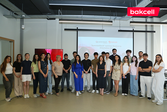 Bakcell-in dəstəyi ilə keçirilən “SummerStack Bootcamp” başladı - FOTOLAR