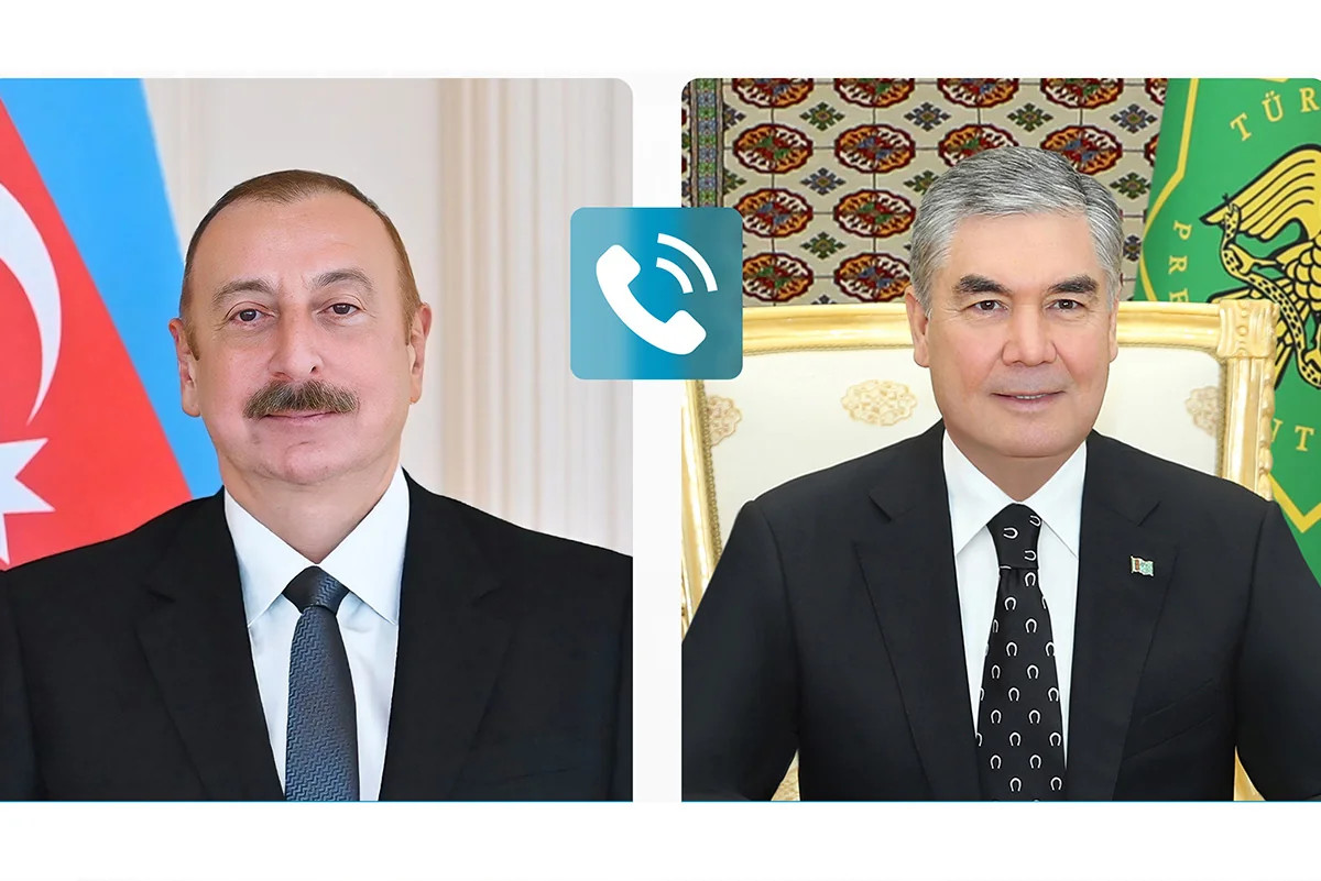 Prezident İlham Əliyevlə Qurbanqulu Berdiməhəmmədov arasında telefon danışığı oldu