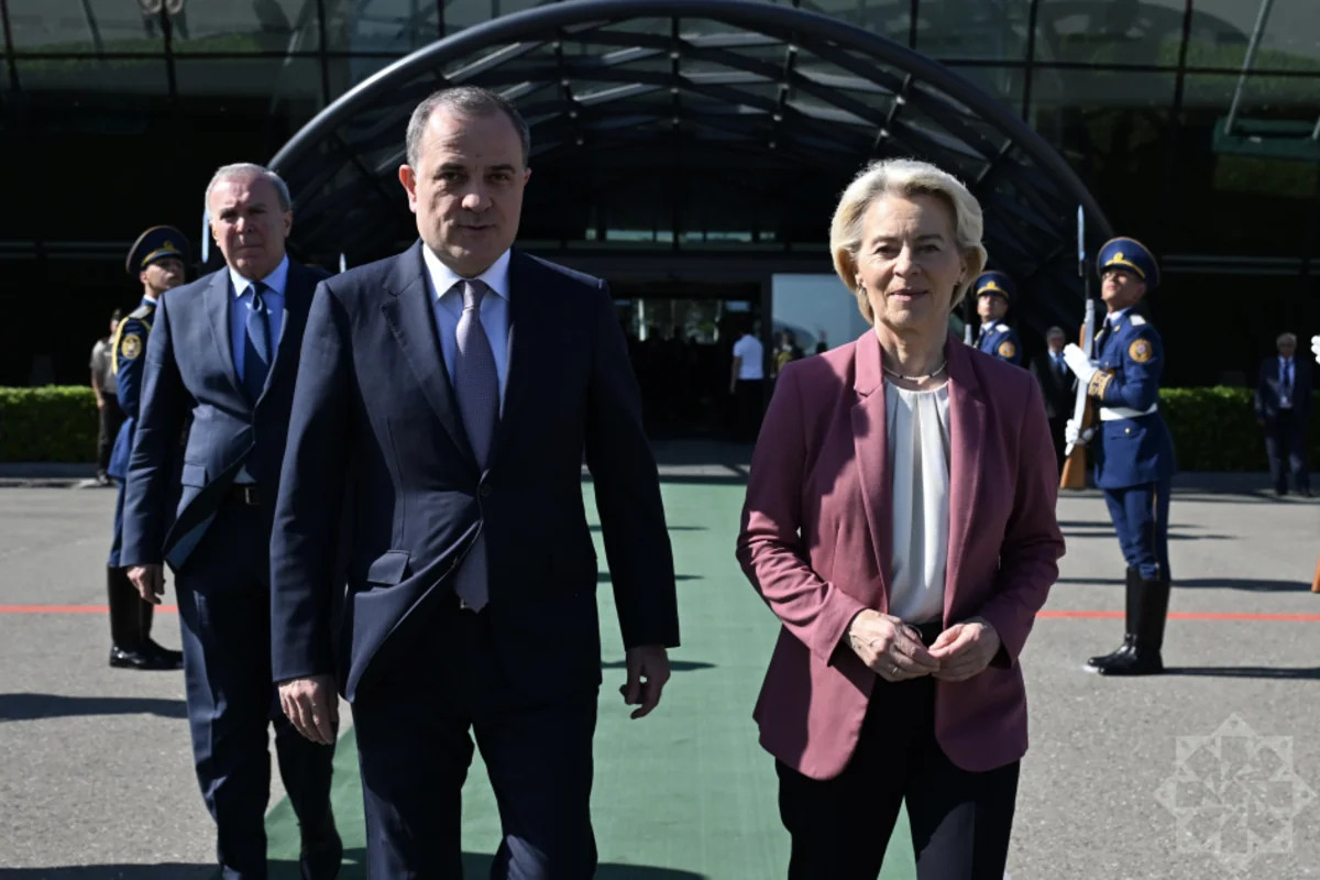 Ceyhun Bayramov Ursula Fon der Lyayeni Bakıdan yola saldı - FOTO