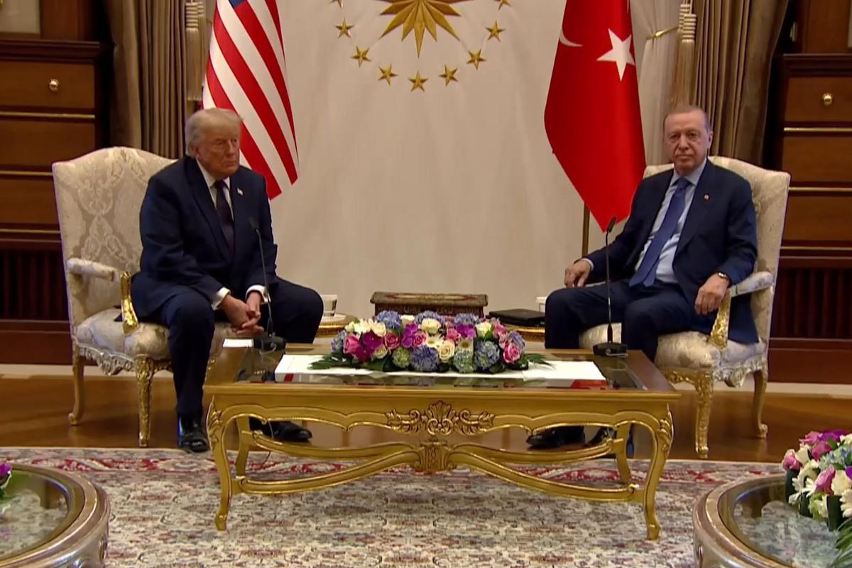 Tramp Türkiyə prezidenti ilə bir arada: \"Cənab Ərdoğan olmasaydı...\" - canlı yayım