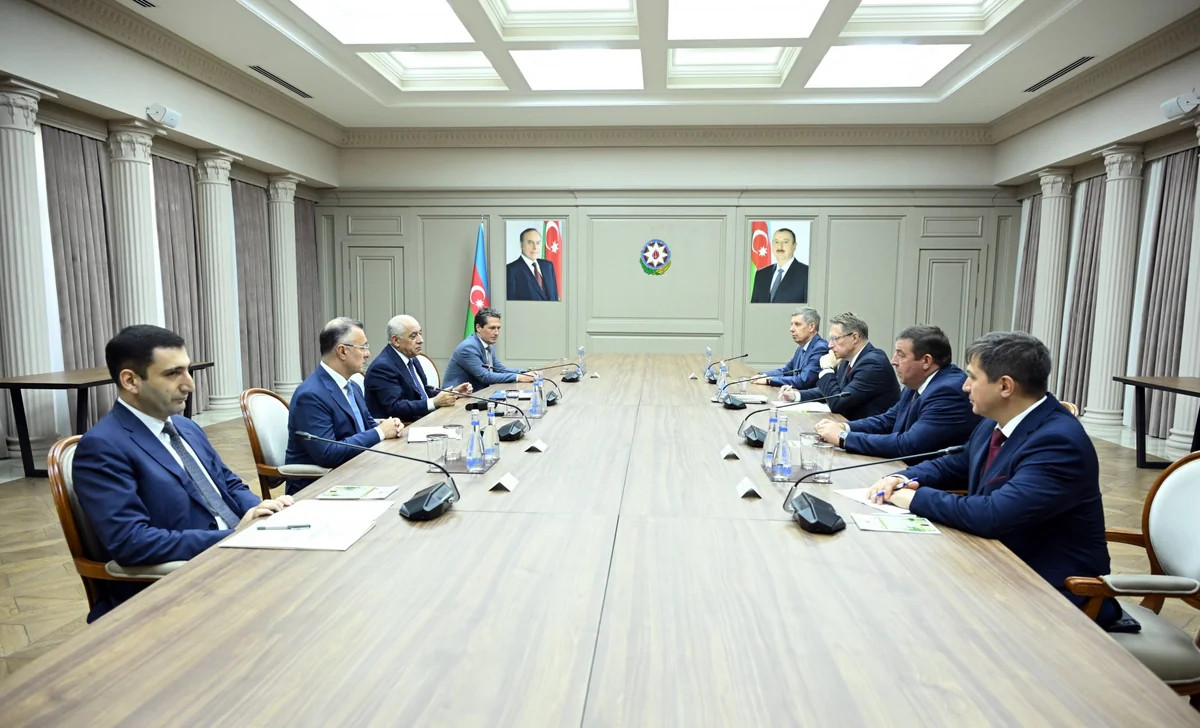 Əli Əsədov Rusiyanın səhiyyə nazirini qəbul edib