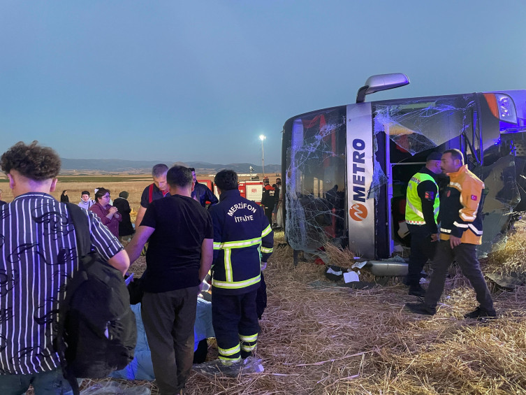 Türkiyədə sərnişin avtobusu aşıb - 46 nəfər xəsarət alıb&nbsp;&nbsp;
