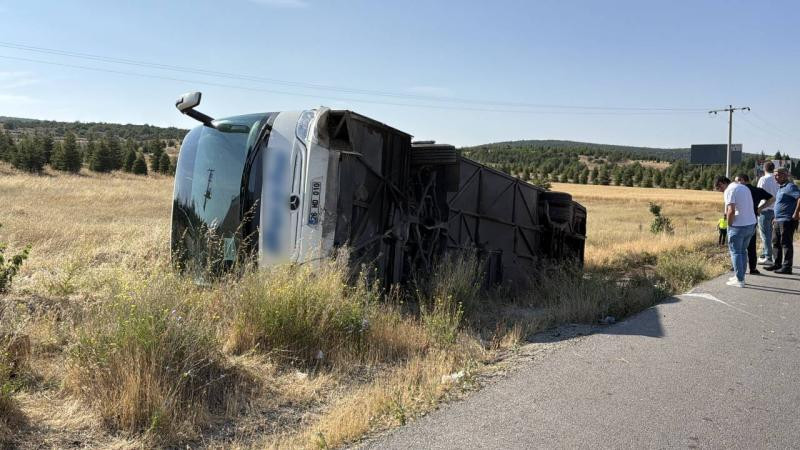 Türkiyədə daha bir sərnişin avtobusu aşdı: 24 yaralı&nbsp;&nbsp;