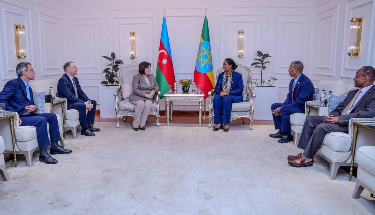 Sahibə Qafarova Efiopiyaya gedib