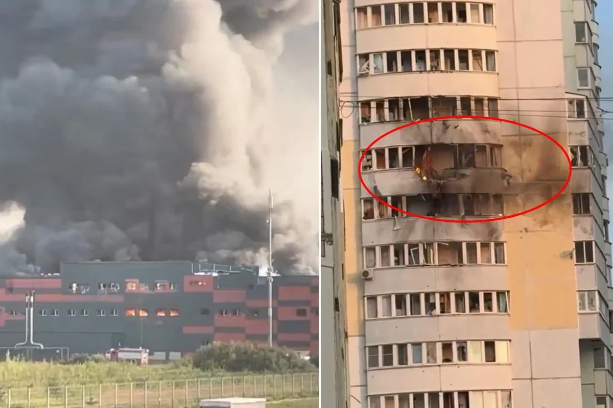 UKRAYNA 400-DƏK DROANLA MOSKVAYA QORXU SAÇDI - \"Müharibə Rusiyaya geri döndü\"