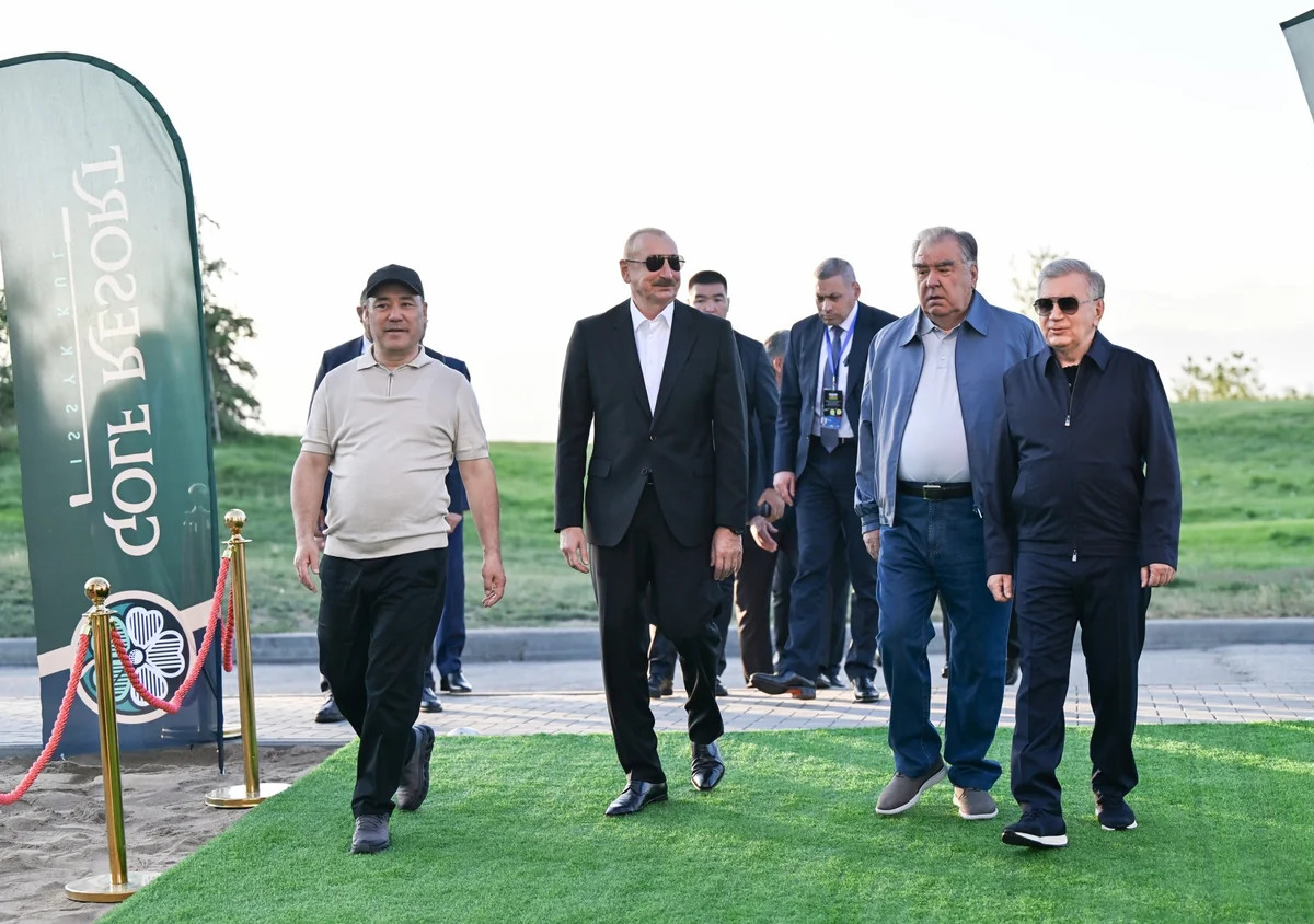 Prezident İlham Əliyev Qırğızıstanda - FOTOLAR (Yenilənib)