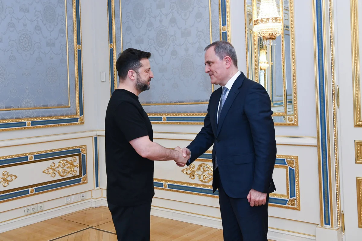 Ceyhun Bayramov Zelenski ilə Kiyevdə görüşdü - MÜZAKİRƏ +VİDEO/ FOTO