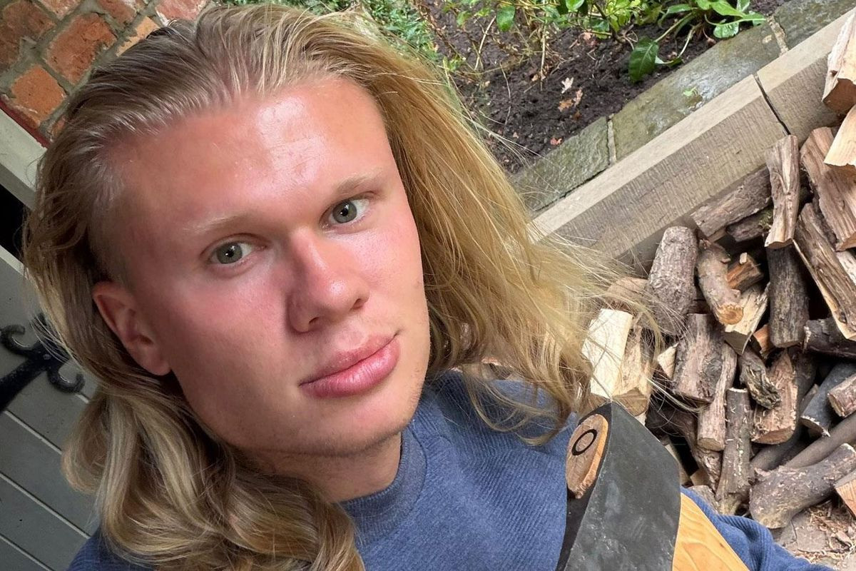 Erling Haaland görkəmini dəyişdi - FOTO