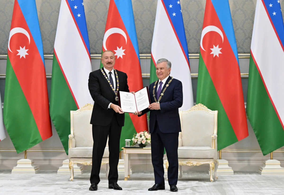 İLHAM ƏLİYEV TƏLTİF OLUNDU - FOTOLAR