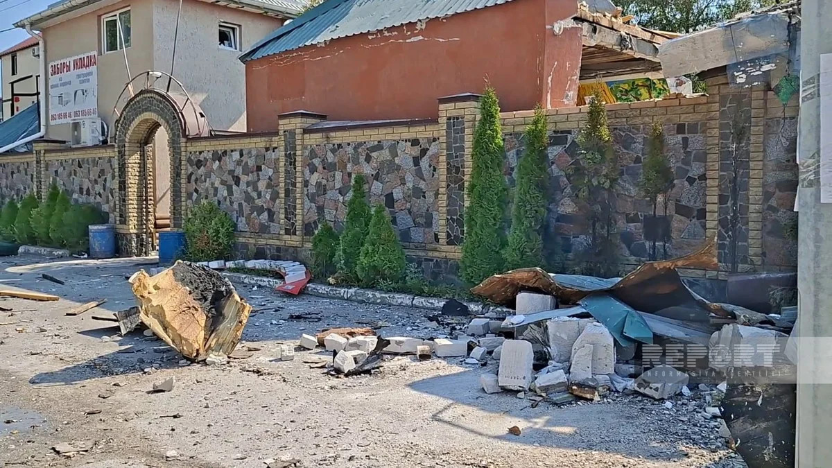 Azərbaycanlının restoranı vurulub - Kiyevdə + FOTO