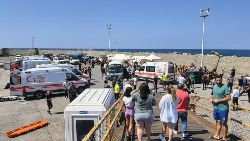 Şimali Kiprin Girne bölgəsində gəmi qəzası: 9 nəfər saxlanldı