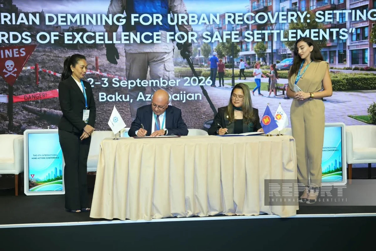 Bakıda ANAMA və ASEAN-ın Regional Mərkəzi arasında memorandum imzalanıb