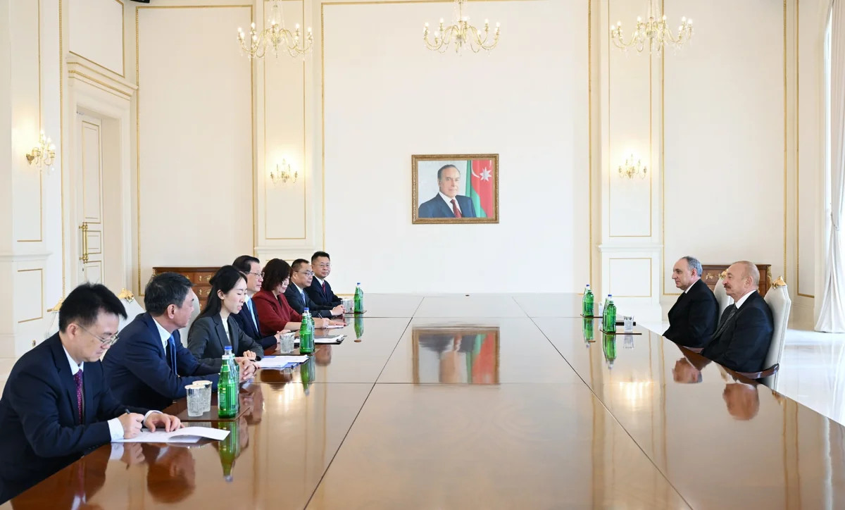 İlham Əliyev Çinin Baş prokurorunu qəbul edib - FOTOLAR