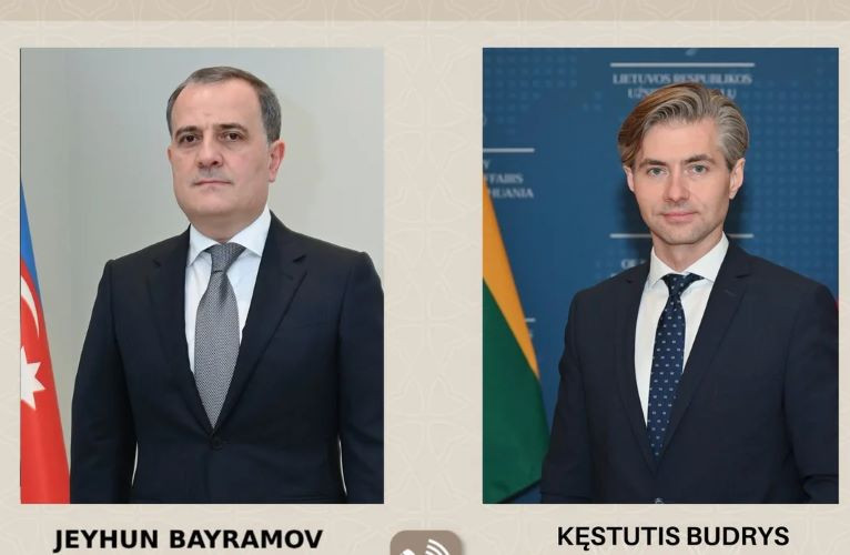 Azırbaycan və Litva XİN başçıları müzakirə apardı - Telefonda