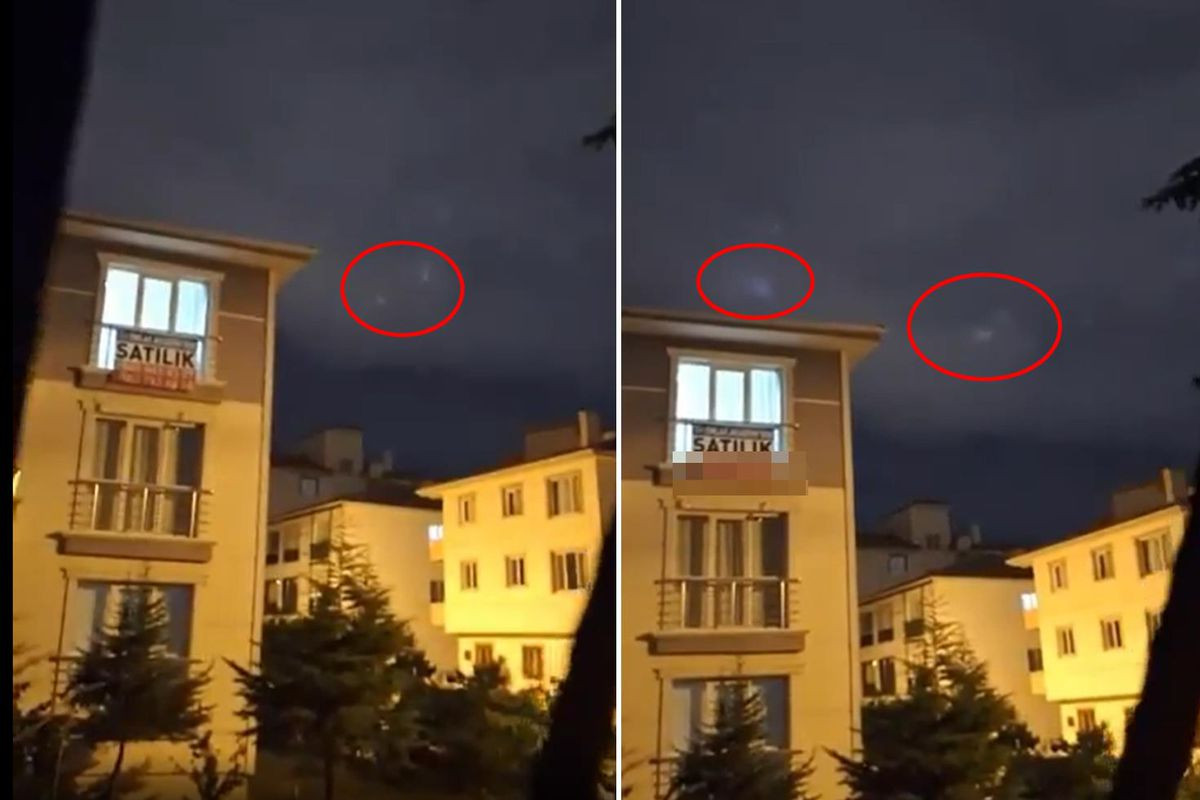 Ankara səmasında sirli gecə - İnsanlar niyə qorc=xuya düşüb? (FOTO)