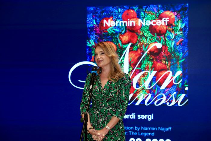 Milli Xalça Muzeyində Nərmin Nəcəffin “NAR əfsanəsi” fərdi sərgisi açılıb - FOTOLAR